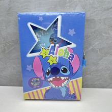 Cargar imagen en el visor de la galería, Diario Stitch en caja con candado -116737
