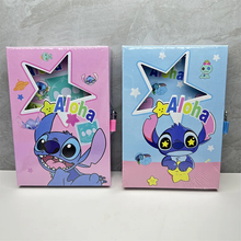 Cargar imagen en el visor de la galería, Diario Stitch en caja con candado -116737