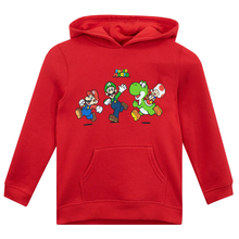 Cargar imagen en el visor de la galería, Sueter Mario con Capucha - 117433