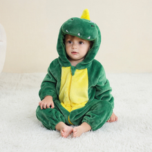 Cargar imagen en el visor de la galería, Enterizo Dinosaurio Verde bebe - 80013
