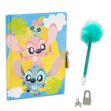 Cargar imagen en el visor de la galería, Diario Stitch Set con Bolígrafo y candado  - 116776
