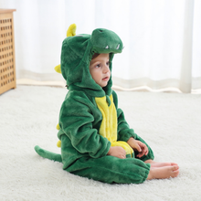 Cargar imagen en el visor de la galería, Enterizo Dinosaurio Verde bebe - 80013
