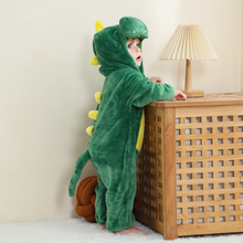 Cargar imagen en el visor de la galería, Enterizo Dinosaurio Verde bebe - 80013
