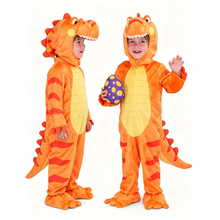 Cargar imagen en el visor de la galería, Disfraz Dinosaurio naranja - 80014
