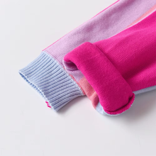 Cargar imagen en el visor de la galería, Sueter Vikita Tejido Fucsia con estrellas - 81005

