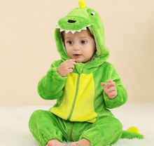 Cargar imagen en el visor de la galería, Pijama Enterizo Dinosaurio bebe - 117510

