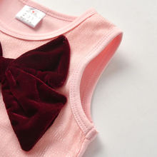 Cargar imagen en el visor de la galería, Vestido Vikita Rosado sin mangas con Lazo vino - 81012
