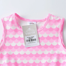 Cargar imagen en el visor de la galería, Vestido Vikita Top Sirena Rosado sin mangas Tul Rosado - 81013
