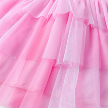 Cargar imagen en el visor de la galería, Vestido Vikita Top Sirena Rosado sin mangas Tul Rosado - 81013
