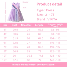 Cargar imagen en el visor de la galería, Vestido Vikita Top Arcoíris sin mangas Falda Tul Morada - 81016
