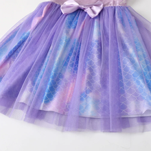Cargar imagen en el visor de la galería, Vestido Vikita Top Sirena sin mangas Falda Tul Morada - 81017
