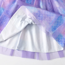Cargar imagen en el visor de la galería, Vestido Vikita Top Sirena sin mangas Falda Tul Morada - 81017
