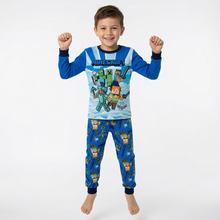 Cargar imagen en el visor de la galería, Pijama Minecraft manga Larga - 117363
