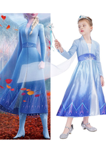 Cargar imagen en el visor de la galería, Disfraz Frozen Elsa Sencillo con Accesorios - 80029
