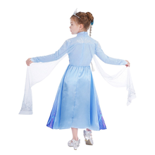 Cargar imagen en el visor de la galería, Disfraz Frozen Elsa Sencillo con Accesorios - 80029
