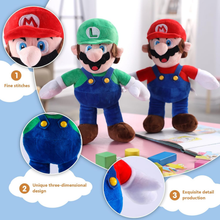 Cargar imagen en el visor de la galería, Peluche Luigi 30cm - 117369
