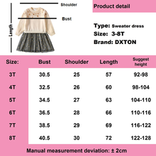 Cargar imagen en el visor de la galería, Vestido Vikita Top Sueter beige estrellas manga larga Falda tul negra y dorada -81030
