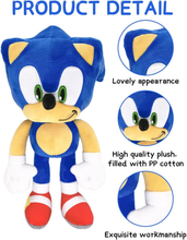 Cargar imagen en el visor de la galería, Peluche Sonic 45cm - 117581
