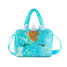 Cargar imagen en el visor de la galería, Cartera Unicornio Peluche - 117595
