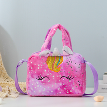 Cargar imagen en el visor de la galería, Cartera Unicornio Peluche - 117595

