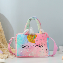 Cargar imagen en el visor de la galería, Cartera Unicornio Peluche - 117595
