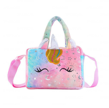 Cargar imagen en el visor de la galería, Cartera Unicornio Peluche - 117595
