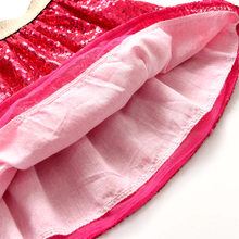 Cargar imagen en el visor de la galería, Falda Vikita Lentejuelas Fucsia - 81003
